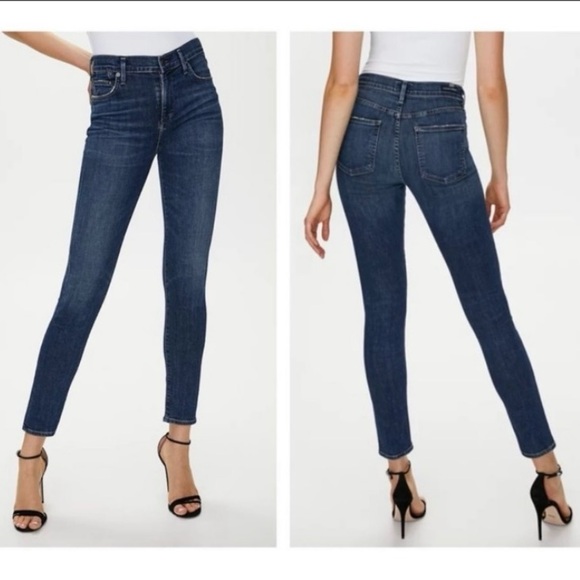 Citizen Of Humanity Rocket Jeans Women Size 29 Blue High Rise Skinny Stretchy - Picture 6 of 16